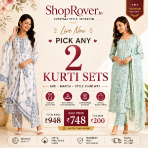 Pick Any 2 Women’s Kurti Sets | Mix & Match Bundle